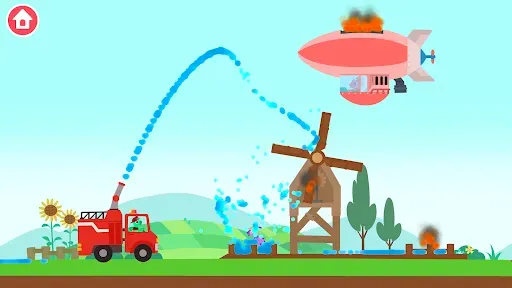 Скриншот 4 — Дино Пожарный:Игра для детей