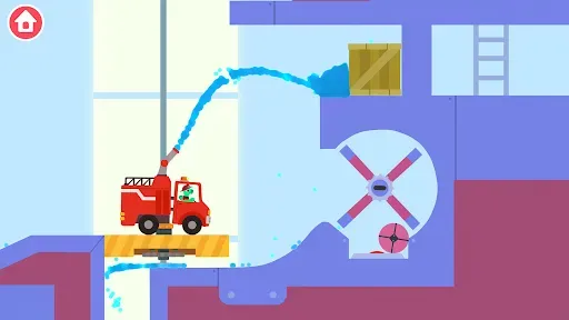 Скриншот 5 — Дино Пожарный:Игра для детей
