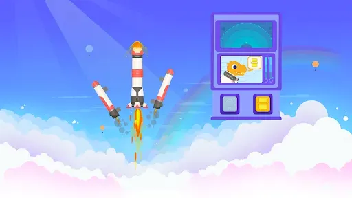 Скриншот 3 — Игры с Дино Ракетами для Детей