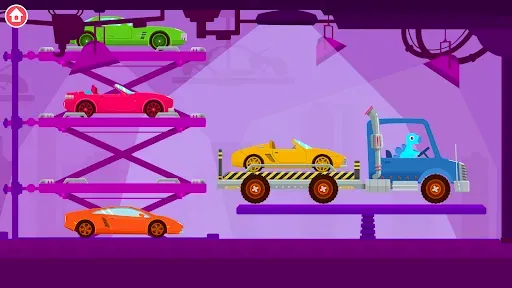 Скриншот 3 — Игры на грузовиках динозаврами
