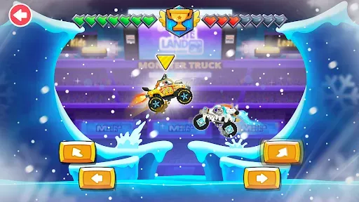 Скриншот 1 — Игры с бигфут-траками: дети