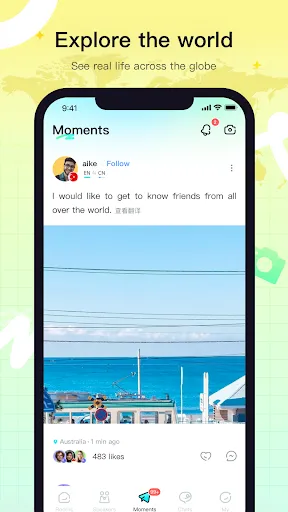 Скриншот 4 — Yeetalk - Chat, Talk & Learn