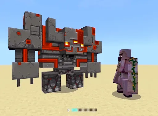 Скриншот 1 — Мобы и Боссы Мод в mcpe