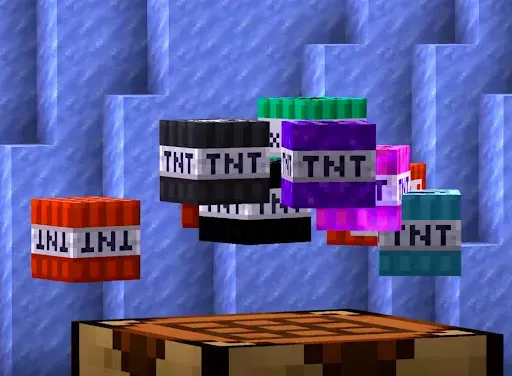 Скриншот 1 — Больше ТНТ Мод в mcpe