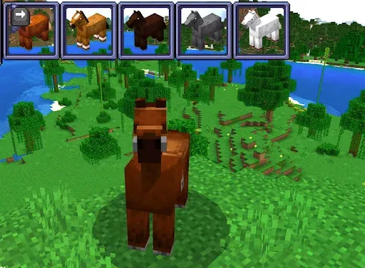 Скриншот 4 — Превращение в Мобов Мод в mcpe