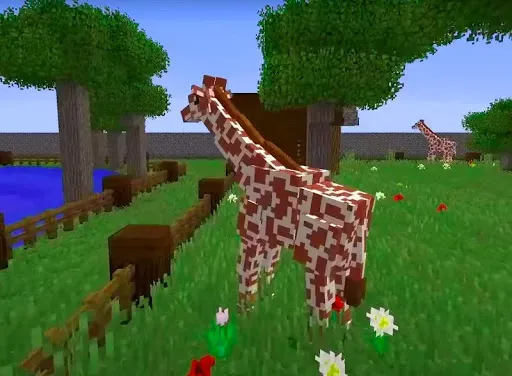 Скриншот 5 — Зоопарк с Животными Мод в mcpe