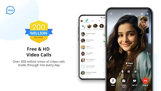 Скриншот 1 — imo beta -video calls and chat
