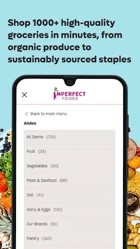 Скриншот 2 — Imperfect Foods-Grocery App