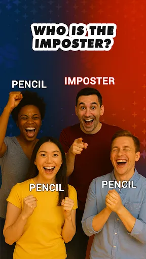 Скриншот 1 — Impostor Challenge: Who Is It?