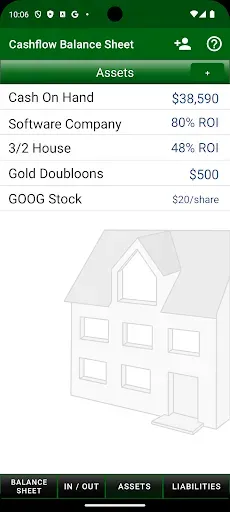 Скриншот 3 — Cashflow Balance Sheet