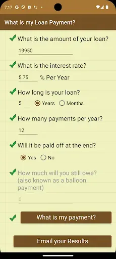 Скриншот 1 — Easy Money Planner