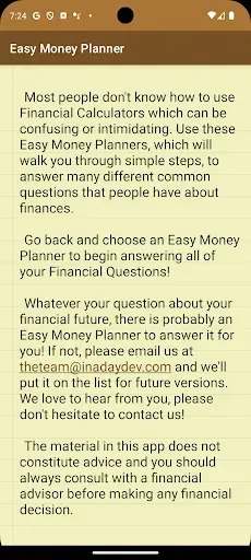 Скриншот 3 — Easy Money Planner