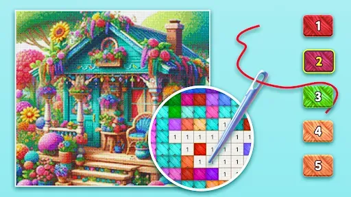 Скриншот 1 — Вышивка крестом: Cross Stitch