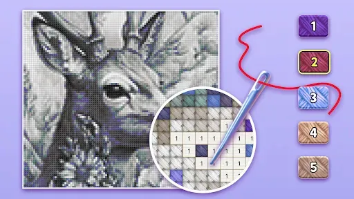 Скриншот 2 — Вышивка крестом: Cross Stitch