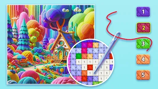 Скриншот 3 — Вышивка крестом: Cross Stitch