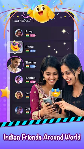 Скриншот 1 — ChaloTalk- Chat, Play Together