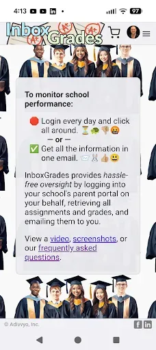 Скриншот 1 — InboxGrades