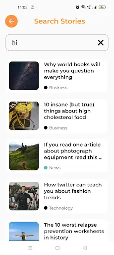 Скриншот 3 — Incite - Flutter Demo App