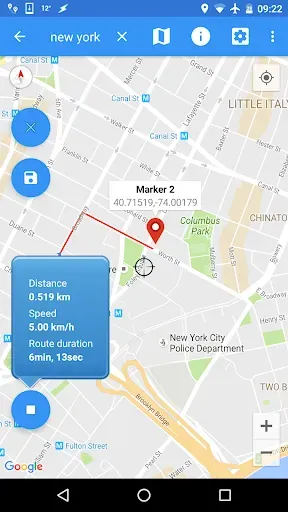 Скриншот 5 — Fake GPS Joystick & Routes Go