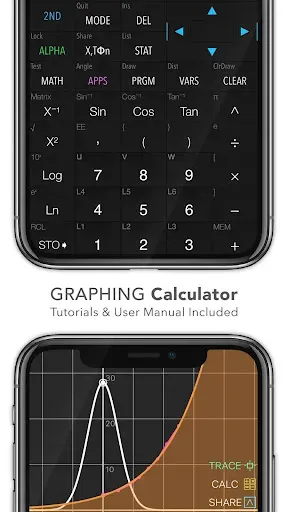 Скриншот 1 — Graphing Calculator Plus (X84)