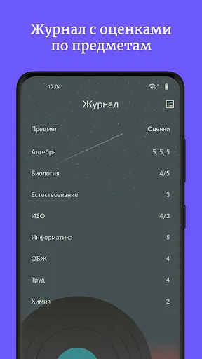 Скриншот 6 — Дневник школьника