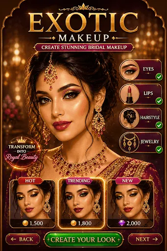 Скриншот 3 — Indian Fashion DressUp Stylist