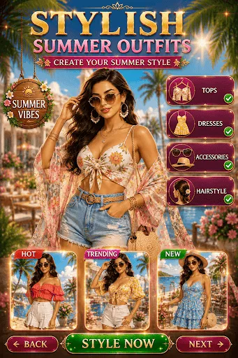 Скриншот 4 — Indian Fashion DressUp Stylist