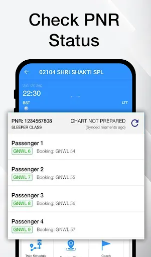 Скриншот 2 — Indian Railway Timetable Live