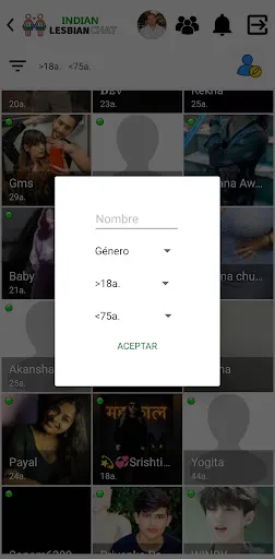 Скриншот 3 — Indian Lesbian Chat & Dating