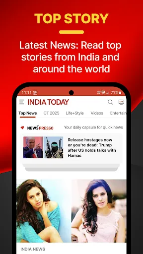 Скриншот 1 — India Today - English News