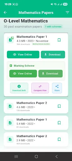 Скриншот 3 — PaperHunt - Zimsec Past Papers