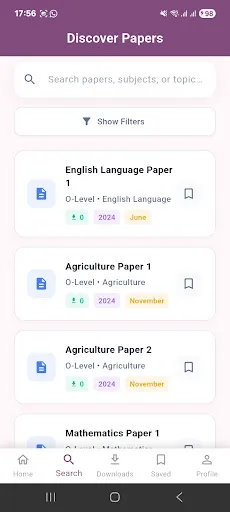 Скриншот 5 — PaperHunt - Zimsec Past Papers