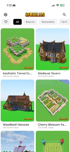 Скриншот 1 — WBuilds for Building Guide