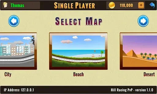 Скриншот 6 — Hill Racing PvP - Multiplayer