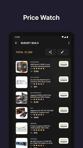 Скриншот 2 — PC Builder: Part Picker