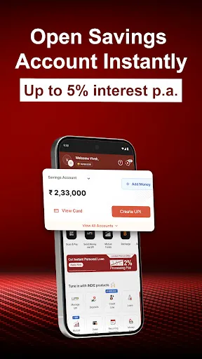 Скриншот 1 — IndusInd Bank: Savings A/C, FD