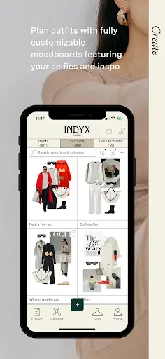 Скриншот 2 — Indyx: Wardrobe & Outfit App