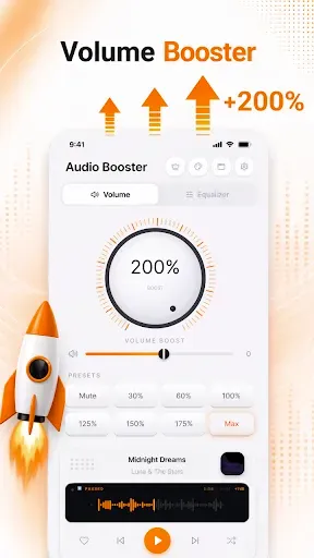 Скриншот 2 — Volume Booster & Equalizer