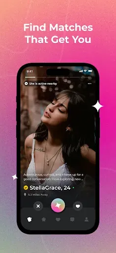 Скриншот 2 — Glimr Dating App: Meet & Chat