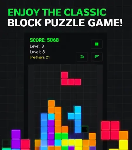 Скриншот 1 — Infinite Block Puzzle