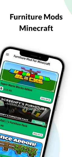 Скриншот 1 — Furniture Mod For Minecraft