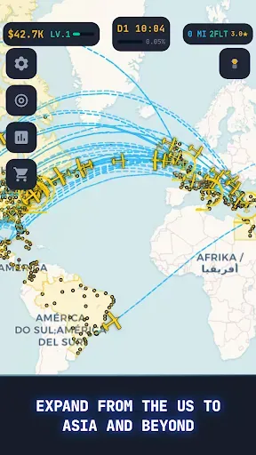 Скриншот 2 — Idle Flight Manager