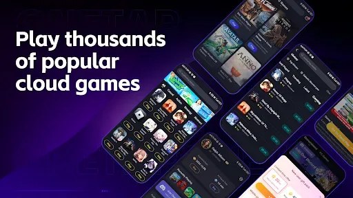 Скриншот 1 — OneTap - Play Cloud Games