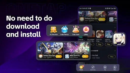 Скриншот 3 — OneTap - Play Cloud Games