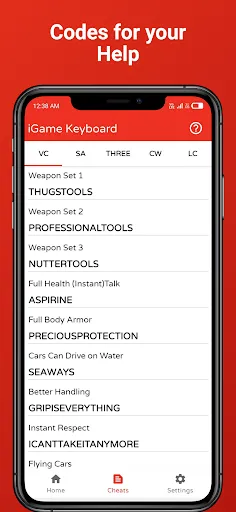 Скриншот 4 — iGame:Game Keyboard for cheats