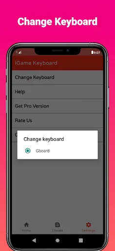 Скриншот 6 — iGame:Game Keyboard for cheats