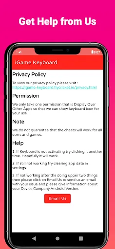 Скриншот 7 — iGame:Game Keyboard for cheats
