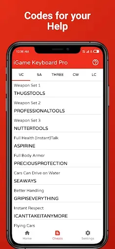 Скриншот 4 — Game Keyboard Pro apply cheats
