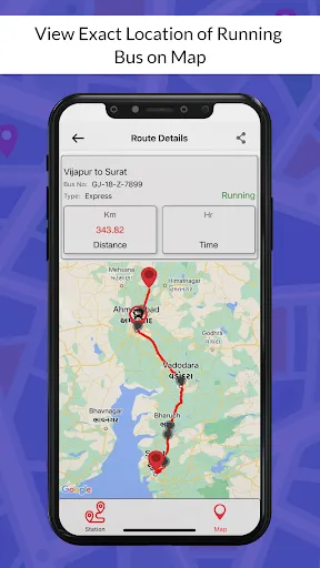 Скриншот 2 — GSRTC Live Tracking