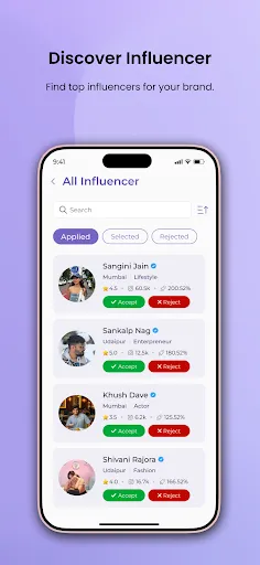 Скриншот 6 — Influish: Influencer Marketing